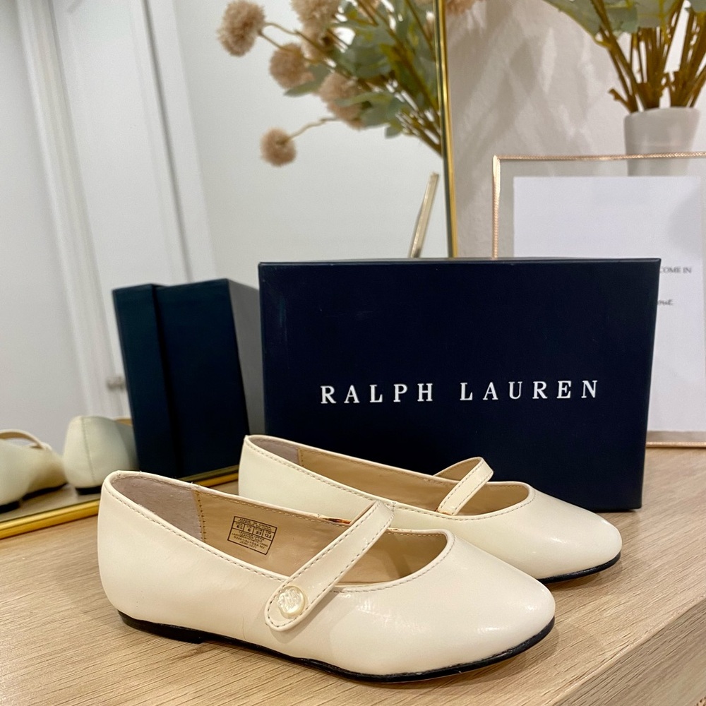 Ralph Lauren leather toddler shoes